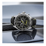 Tag Heuer Formula 1 Aston Martin Black Dial Black Leather Strap Watch for Men - CAZ101P.FC8245