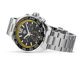 Tag Heuer Formula 1 Chronograph Black Dial Silver Steel Strap Watch for Men- CAZ101AC.BA0842