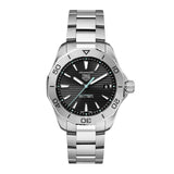 Tag Heuer Aquaracer Professional 200 Solargraph Quartz Black Dial Silver Steel Strap Watch for Men - WBP1114.BA0000