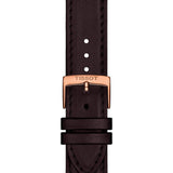 Tissot Everytime Gent Silver Dial Brown Leather Strap Watch for Men - T143.410.36.011.00