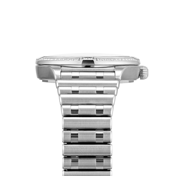 Breitling Chronomat Automatic 36 Diamonds Green Dial Two Tone Steel Strap Watch for Women - A10380591L1A1