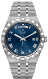 Tudor Royal Automatic Blue Dial Silver Steel Strap Watch for Men - M28600-0005