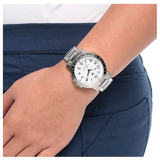 Tommy Hilfiger White Dial Silver Steel Strap Watch for Women - 1781397