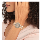 Tommy Hilfiger Joy Chronograph Gold Dial Gold Steel Strap Watch For Women - 1782533