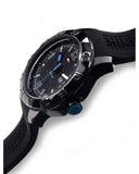 Tommy Hilfiger Sport Multifunction Black Dial Black Rubber Strap Watch for Men - 1790983