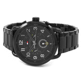 Tommy Hilfiger Briggs Black Dial Black Steel Strap Watch for Men  - 1791423