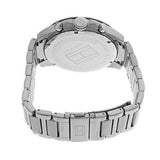Tommy Hilfiger Decker Quartz Black Dial Silver Steel Strap Watch for Men - 1791472