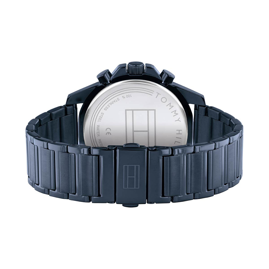 Tommy Hilfiger Mason Blue Dial Blue Steel Strap Watch for Men - 1791789