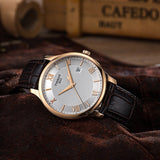 Tissot T Classic Tradition Silver Dial Brown Leather Strap Watch For Men - T063.610.36.038.00