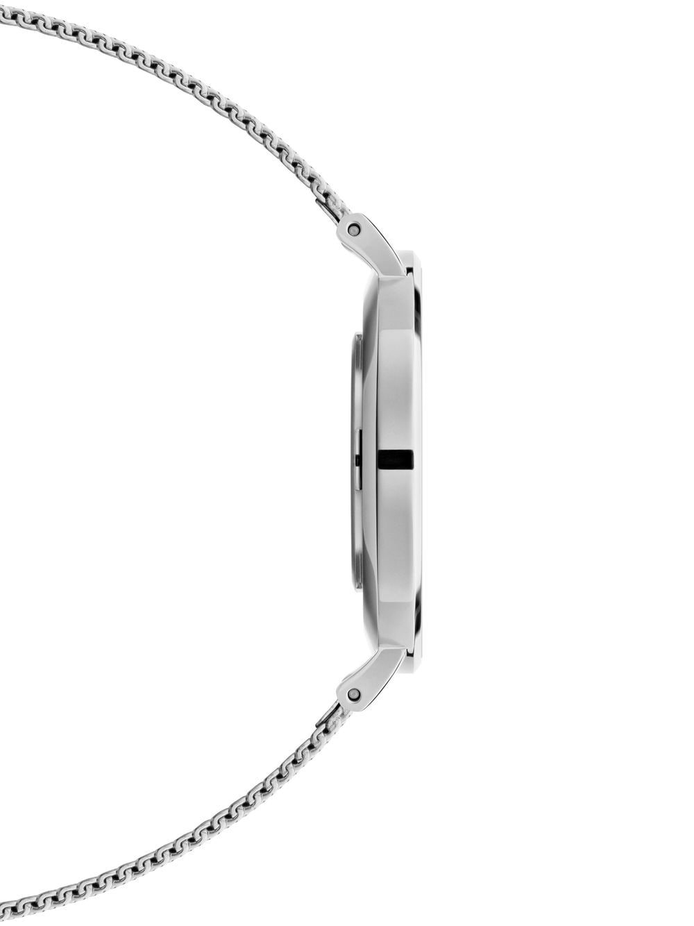 Daniel Wellington Petite Sterling White Dial Silver Mesh Bracelet Watch For Women - DW00100164