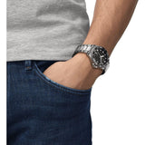 Tissot Seastar 1000 Black Dial Silver Steel Strap Watch For Men - T120.410.11.051.00