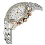 Michael Kors Blair Chronograph Silver Dial Silver Steel Strap Watch for Women - MK5459