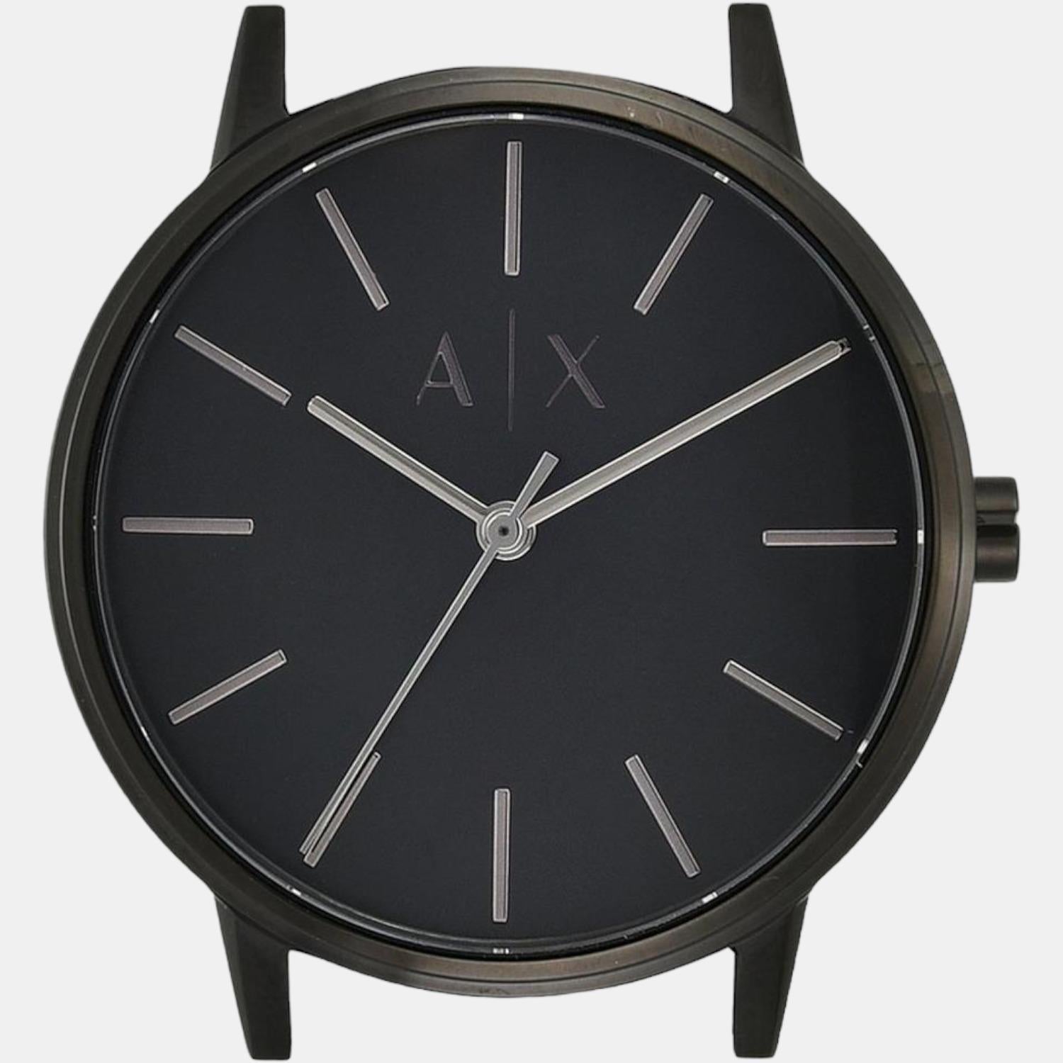 Armani Exchange Cayde Analog Black Dial Black Steel Strap Watch For Men - AX2701