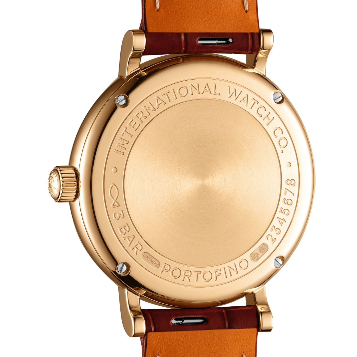 IWC Portofino Automatic Diamonds Silver Dial Red Leather Strap Watch for Women - IW357408