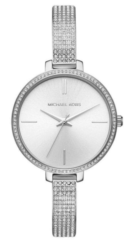 Michael Kors Jaryn Quartz Silver Dial Silver Steel Strap Watch For Women - MK3783