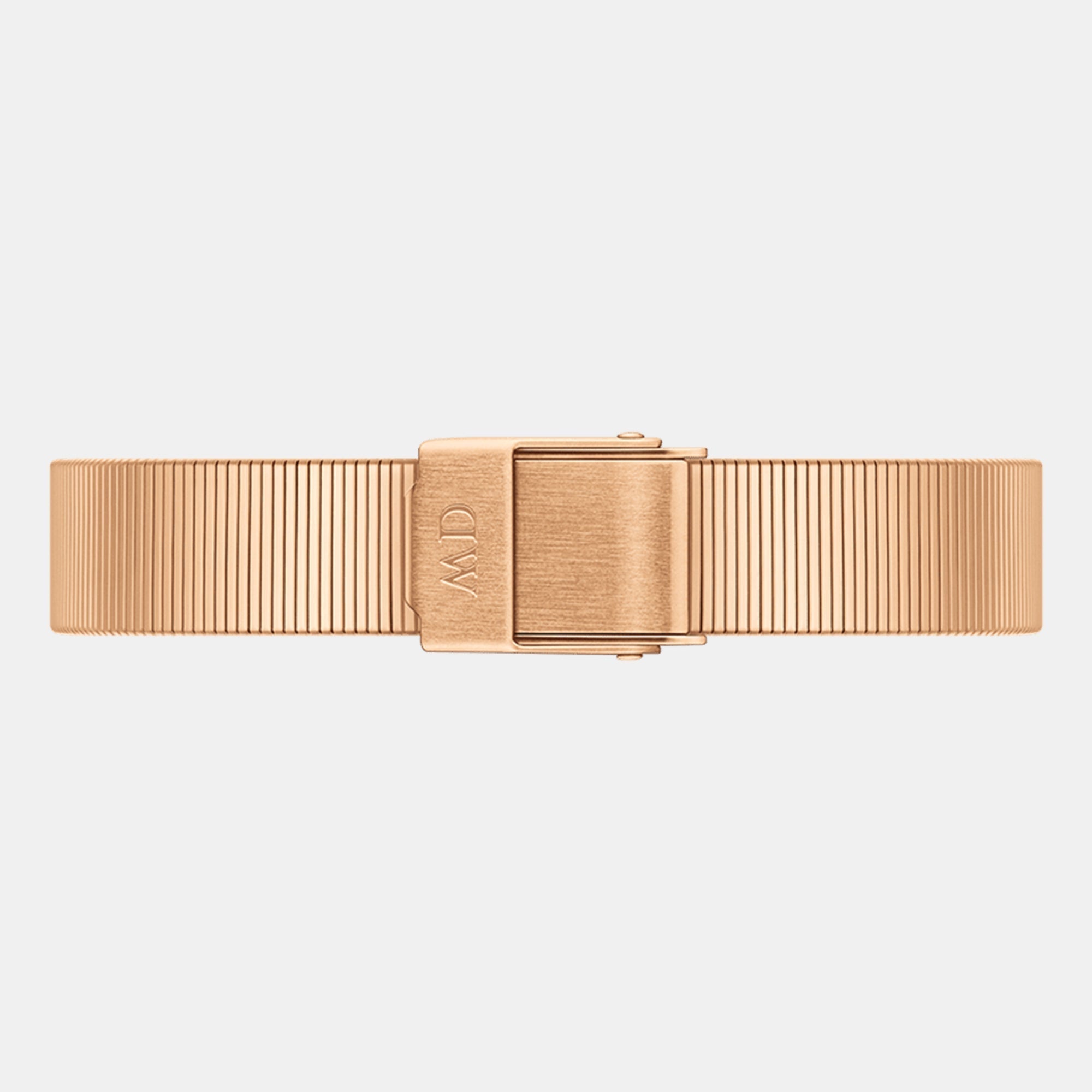 Daniel Wellington Quadro Studio Green Dial Rose Gold Mesh Strap Watch For Women - DW00100520
