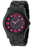 Marc Jacobs Pelly Black Dial Black Silicone Strap Watch for Women - MBM2529