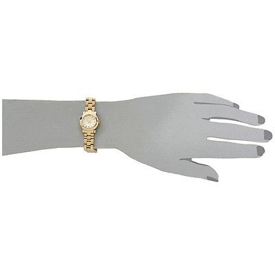 Marc Jacobs Amy Dinky White Dial Gold Steel Strap Watch for Women - MBM3226