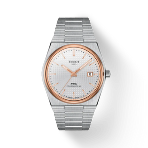 Tissot PRX Powermatic 80 Silver Dial Silver Steel Strap Watch For Men - T1374072203100