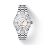 Tissot Chemin Des Tourelles Powermatic 80 Helvetic Silver Dial Silver Steel Strap Watch For Women - T099.207.11.116.00