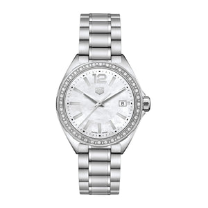 Tag Heuer Formula 1 Quartz Diamonds Mother of Pearl Dial Silver Steel Strap Watch for Women - WBJ131A.BA0666