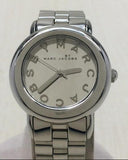 Marc Jacobs Marc Silver Dial Silver Steel Strap Watch for Women - MBM3173