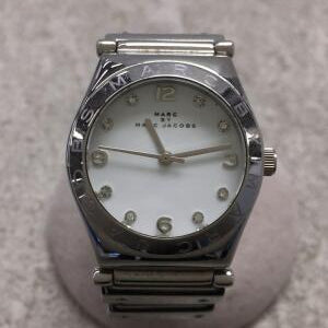 Marc Jacobs Amy White Dial Silver Steel Strap Watch for Women - MBM8518