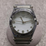 Marc Jacobs Amy White Dial Silver Steel Strap Watch for Women - MBM8518