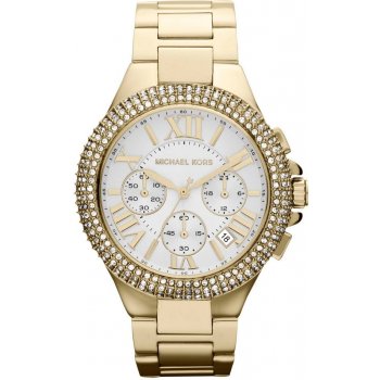 Michael Kors Camille Gold Dial Gold Steel Strap Watch for Women - MK5902