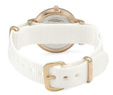 Daniel Wellington Petite Dover Quartz White Dial White NATO Strap Watch For Women - DW001000313