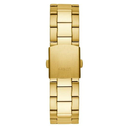 Guess Altitude Multifunction Gold Dial Gold Steel Strap Watch for Men - GW0434G1