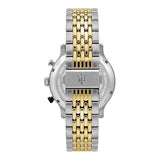 Maserati Legend Chronograph Brown Dial Two Tone Steel Strap Watch For Men - R8873638003
