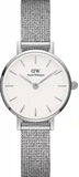 Daniel Wellington Classic Petite Sterling White Dial Silver Mesh Bracelet Watch for Women - DW00100442