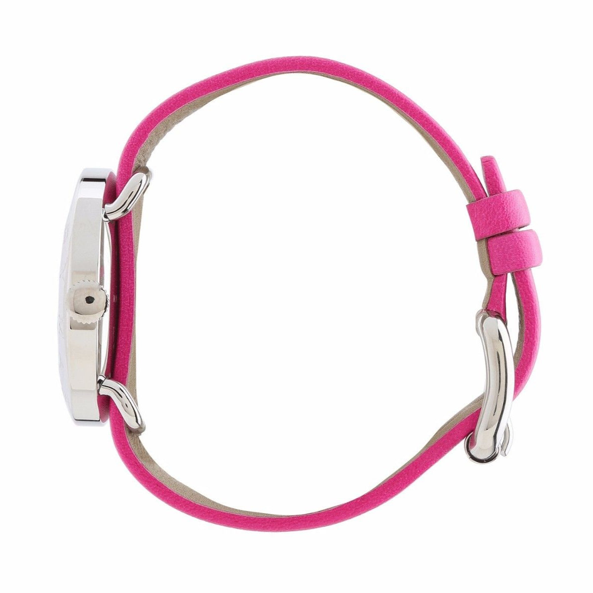 Marc Jacobs Amy Pop Pink Dial Pink Leather Strap Watch for Women - MBM1286