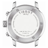 Tissot PRC 200 Chronograph Black Dial Silver Steel Strap Watch For Men - T114.417.11.057.00