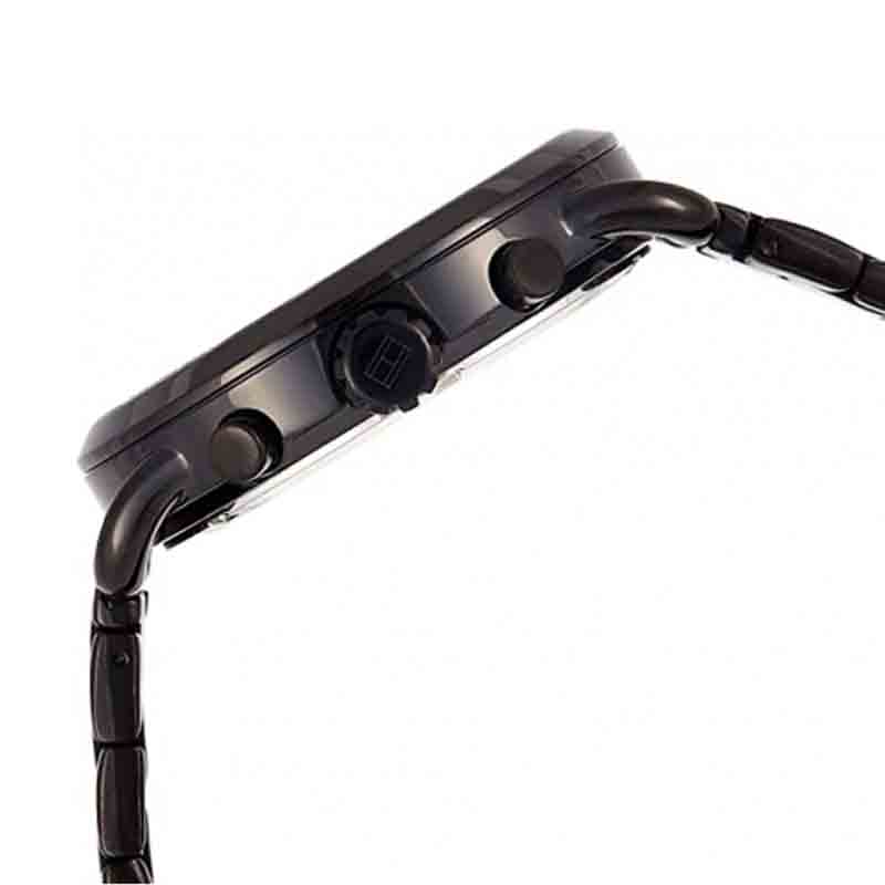 Tommy Hilfiger Briggs Black Dial Black Steel Strap Watch for Men  - 1791423