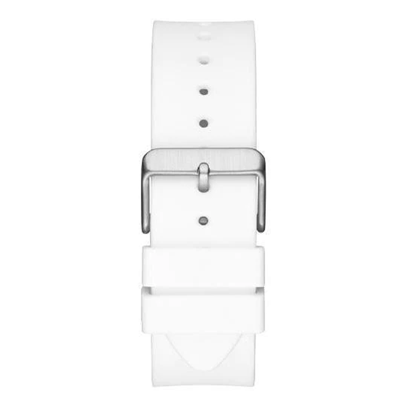 Guess Phoenix Multifunction White Dial White Rubber Strap Watch for Men - GW0203G2