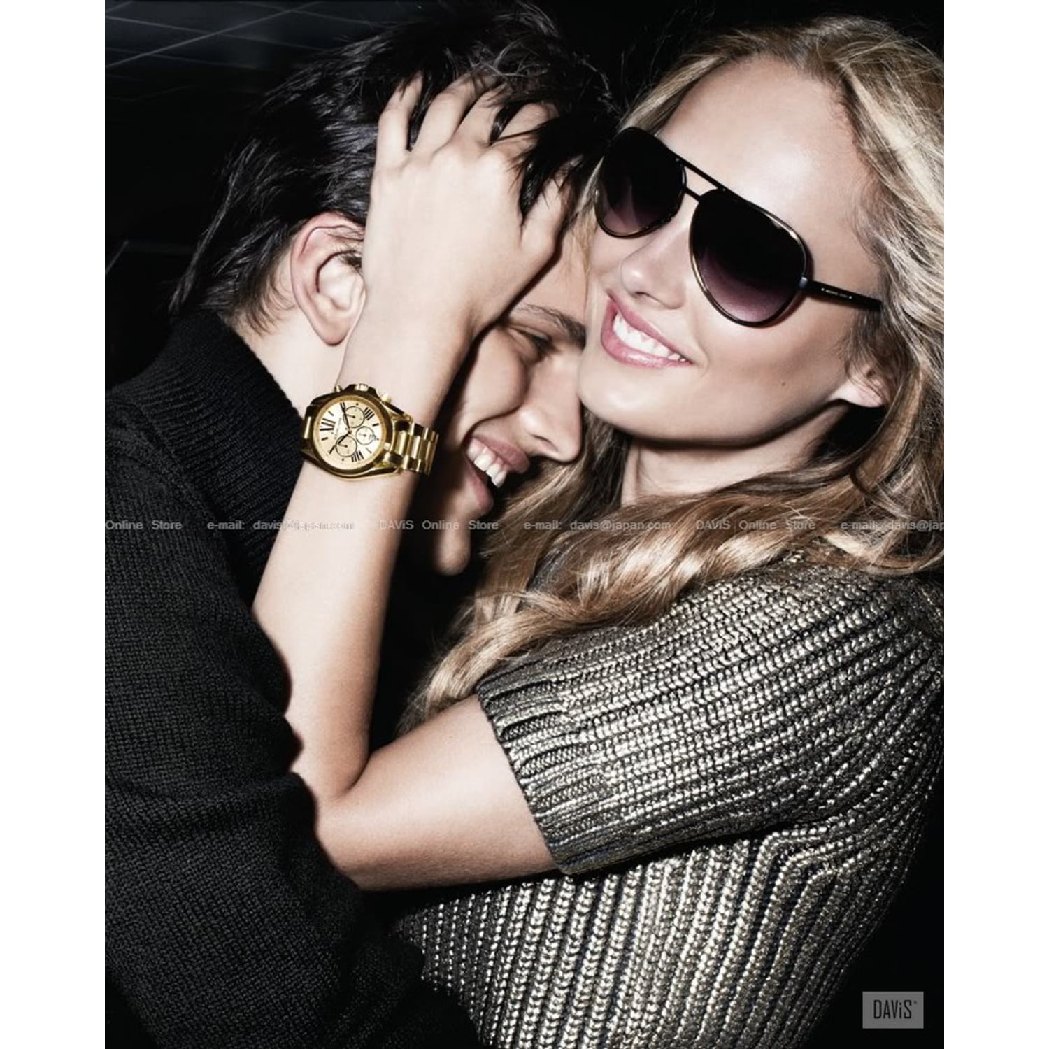 Michael Kors Bradshaw Gold Dial Gold Steel Strap Watch for Women - MK5605