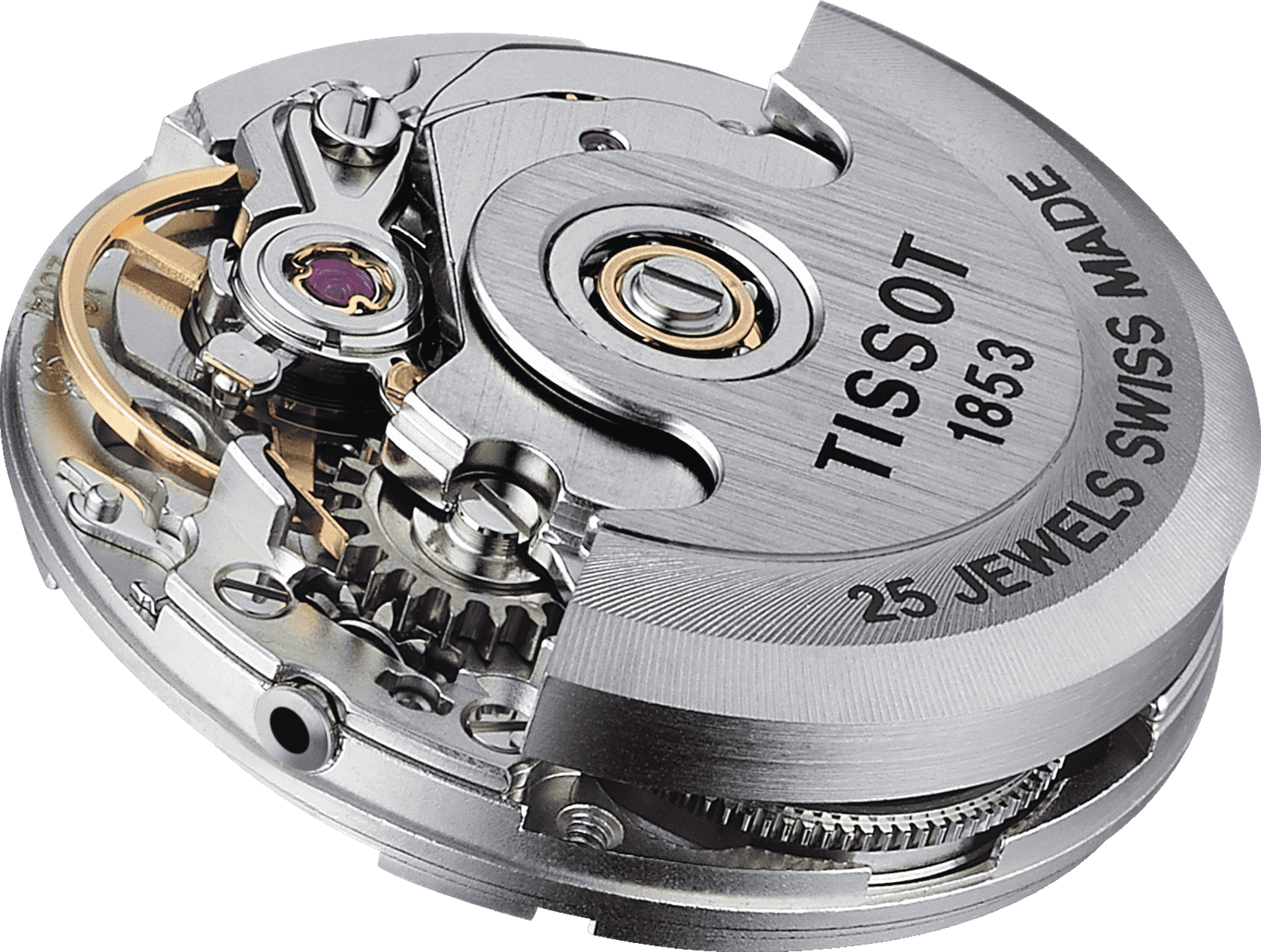 Tissot Le Locle Automatic Double Happiness Lady Silver Dial Silver Steel Strap Watch For Women - T41.1.183.35