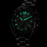 Tag Heuer Formula 1 Gulf Edition Chronograph Blue Dial Silver Steel Strap Watch for Men - CAZ101AT.BA0842