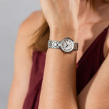 Tissot Bellissima Automatic Silver Dial Silver Steel Strap Watch For Women - T126.207.11.013.00