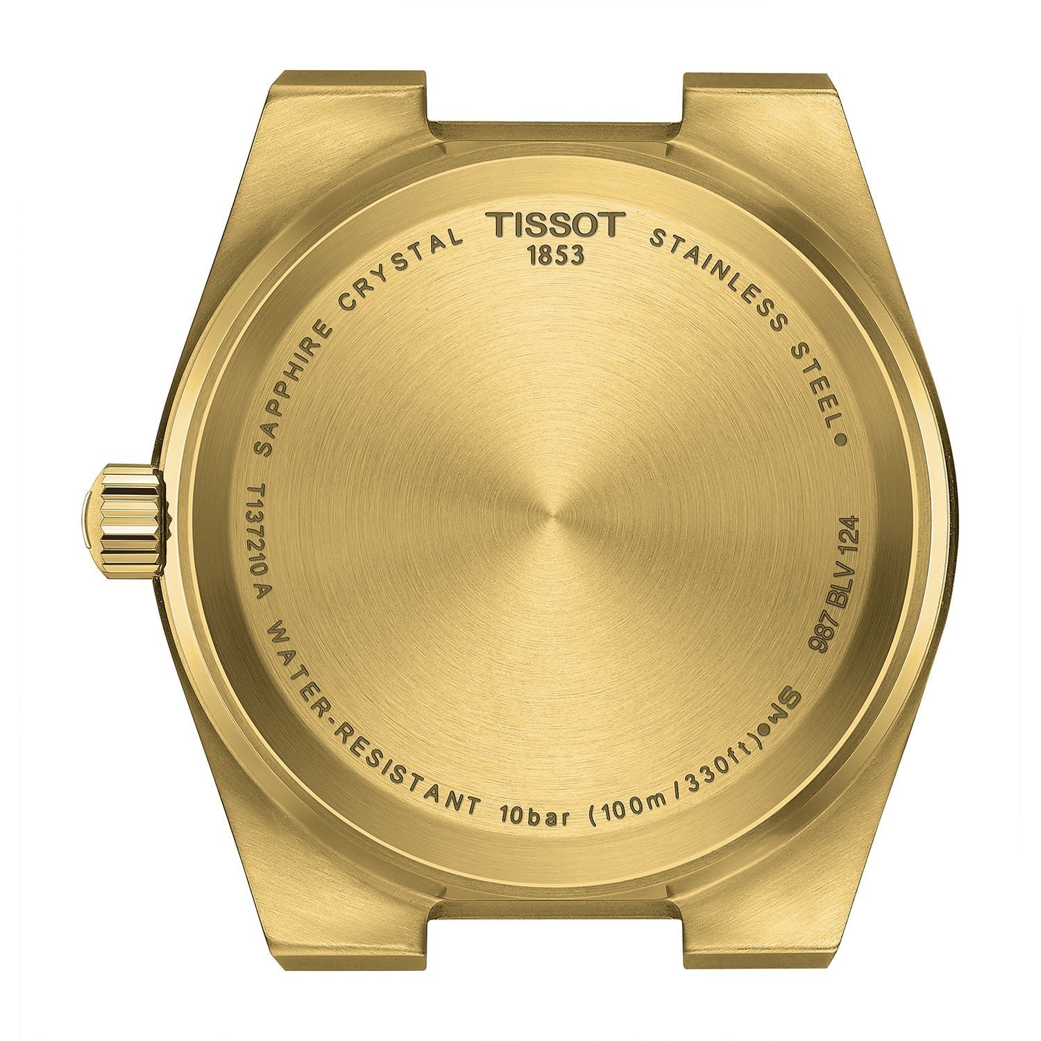 Tissot PRX Gold Dial Gold Steel Strap Watch for Men - T137.210.33.021.00
