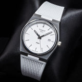 Tissot PRX 40 White Dial White Rubber Strap Watch For Men - T137.410.17.011.00