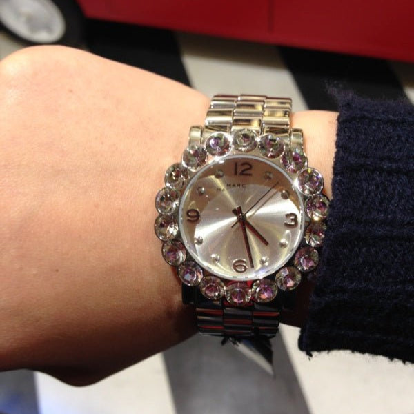 Marc Jacobs Amy Rose Gold Dial Rose Gold Steel Strap Watch for Women - MBM3223