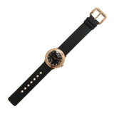 Marc Jacobs Amy Black Dial Black Leather Strap Watch for Women - MBM1225
