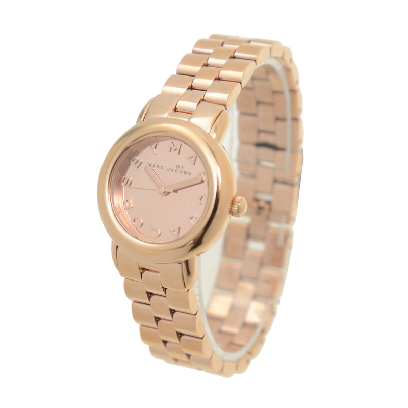 Marc Jacobs Marci Rose Gold Dial Rose Gold Steel Strap Watch for Women - MBM3175