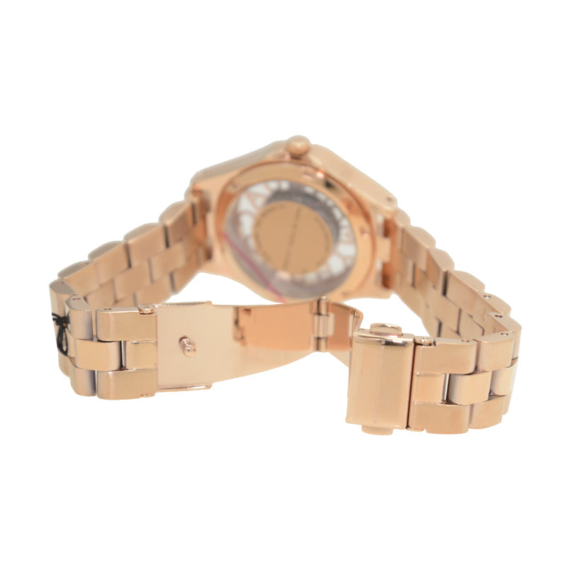Marc Jacobs Henry Rose Gold Dial Rose Gold Steel Strap Watch for Women - MBM3296