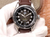 Tag Heuer Autavia Automatic Grey Dial Brown Leather Strap Watch for Men - WBE5114.FC8266