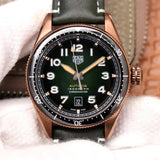 Tag Heuer Autavia Olive Green Dial Watch for Men - WBE5190.FC8268
