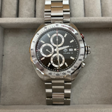 Tag Heuer Formula 1 Calibre 16 Automatic Chronograph Black Dial Silver Steel Strap Watch for Men - CAZ2010.BA0876